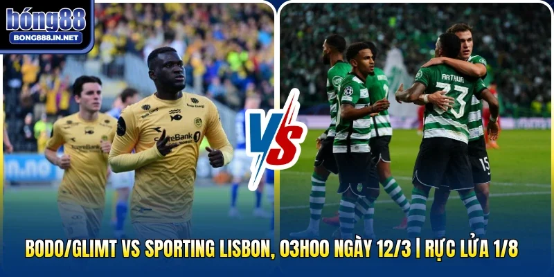 Bodo/Glimt Vs Sporting Lisbon, 03h00 Ngày 12/3 | Rực Lửa 1/8